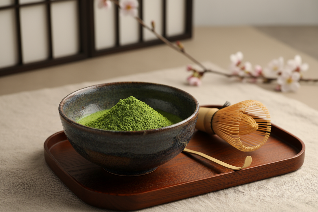 matcha Japanese ceremonial grade green tea
