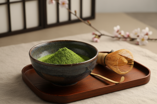 matcha Japanese ceremonial grade green tea