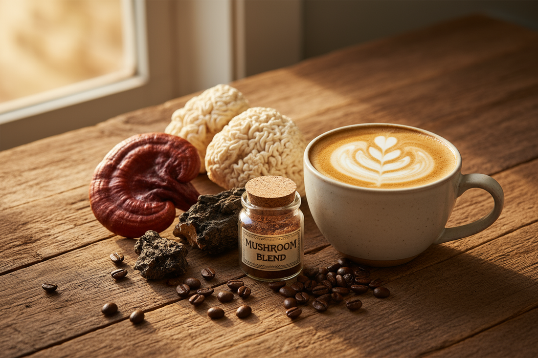 Mushroom coffee
